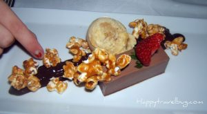 Dessert at Ocean Club restaurant in Bermuda called Kulfi