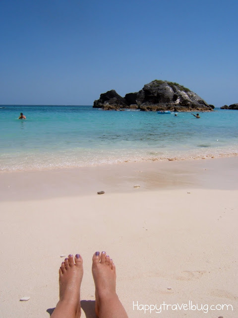 Bermuda pink sand beach