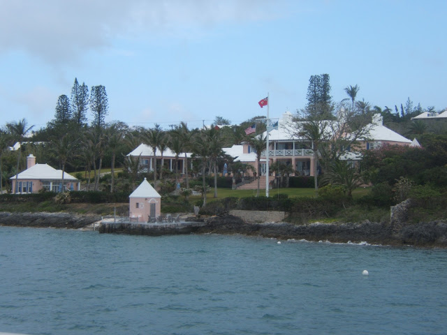 Pink house in Bermuda