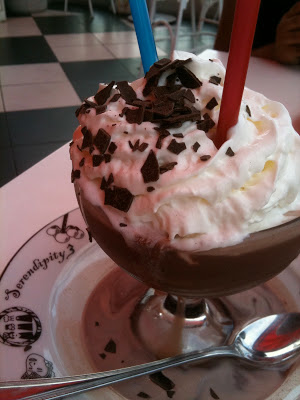 Frozen hot chocolate from Serendipity 3