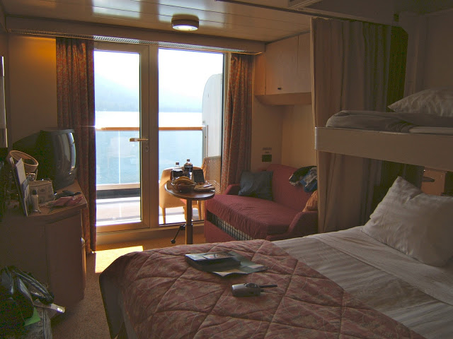 Our deluxe verandah stateroom on Holland America