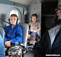 Kids on a float plane