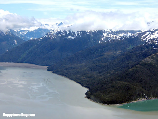 water view from a float plane in Alaska