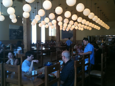 Interior of The Publican Restaurant