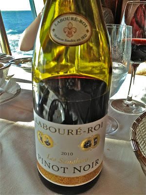 Bottle of Pinot Noir wine we had with dinner