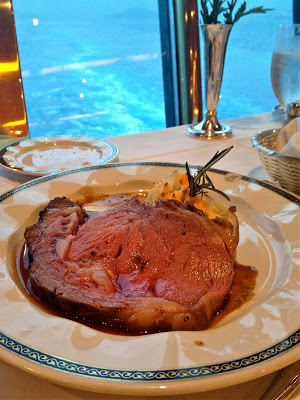 Prime Rib with twice baked potato