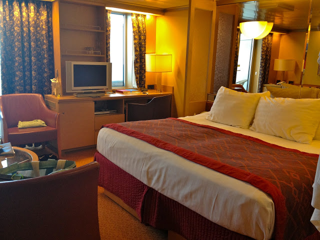 Superior suite on the Holland America Noordam