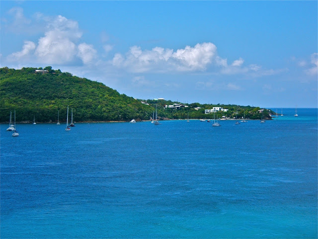 Sailboats at St. Thomas, USVI