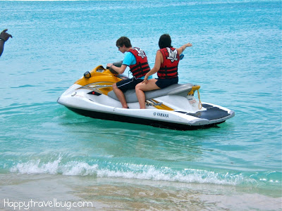 Jet skiing in St Maarten