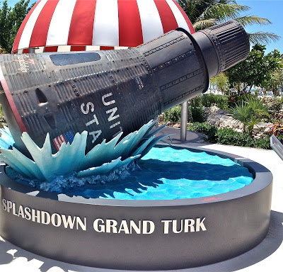 Replica of Mercury Capsule Splashdown at Grand Turk