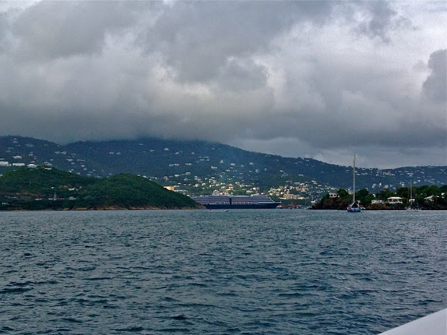 Rainy day in Charlotte Amalie, St. Thomas