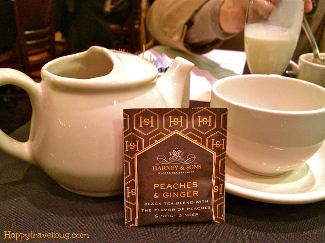 Harney & Sons hot tea in peaches and ginger flavor