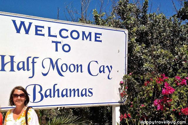 Half Moon Cay welcome sign