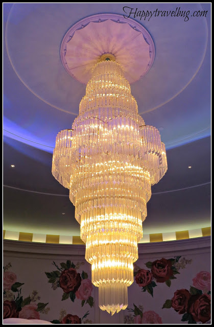Chandelier at the Greenbrier Casino
