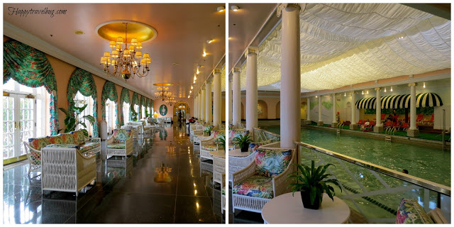 The greenbrier pool area