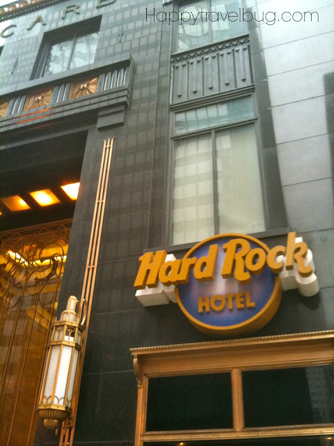Exterior of the Hard Rock Hotel