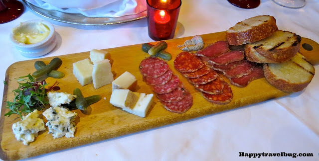 Charcuterie appetizer at Prime 44 West