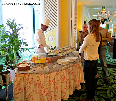 Omelet station at the Greenbrier breakfast buffet