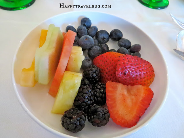 fruit from the Greenbrier buffet breakfast