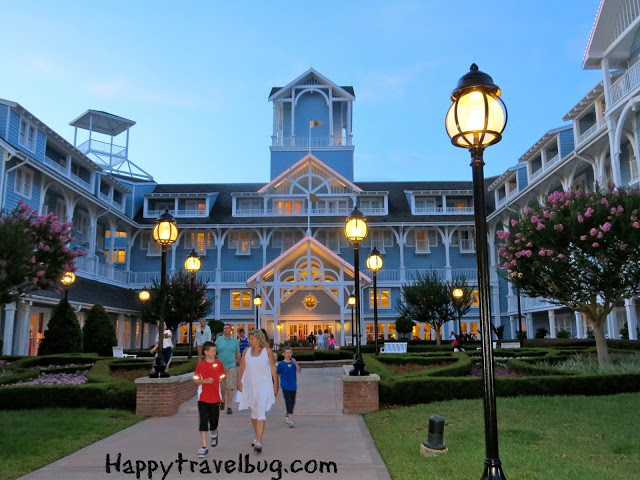 The exterior of Disney's Beach Club Resort