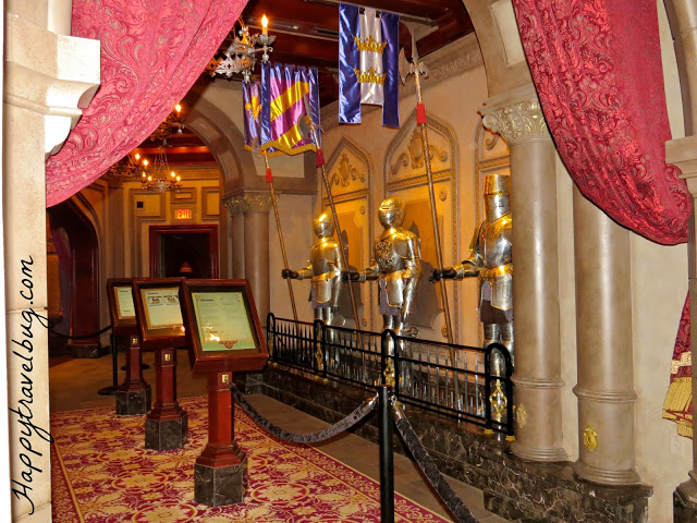 Where you wait in line at Be Our Guest Restaurant in Disney World