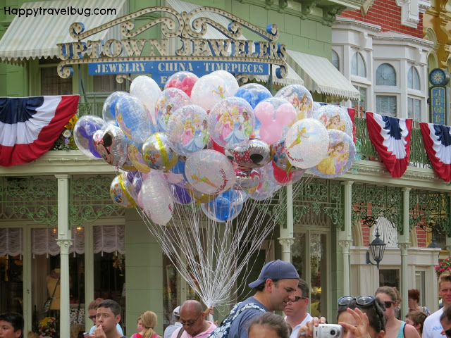 Disney Balloons on Main Street