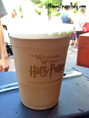 Frozen Butter Beer at Harry Potter World