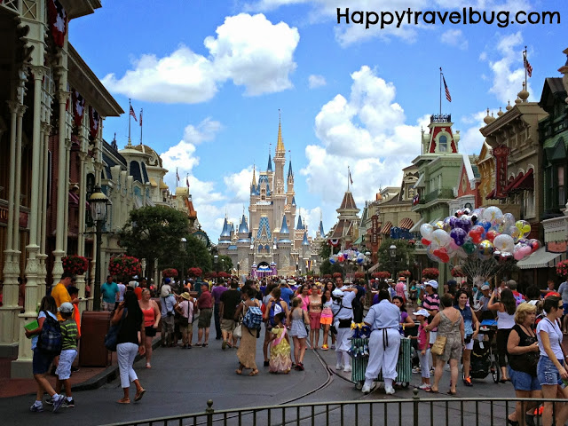 Main Street and Cinderella's Castle at the Magic Kingdom