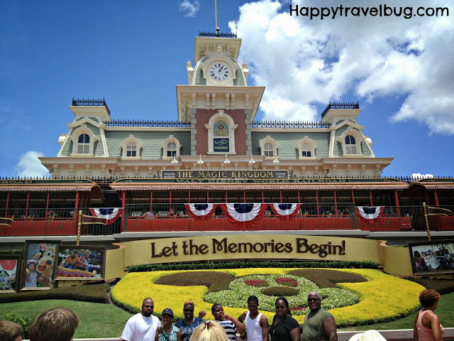 Entrance to Magic Kingdom, Disney World