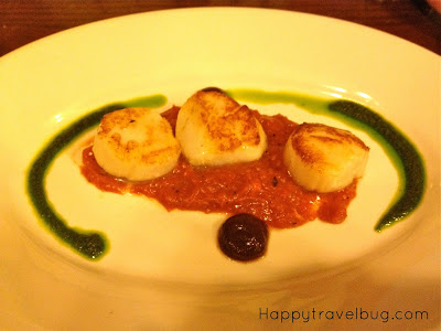 Scallops from Rose and Crown in Epcot's England