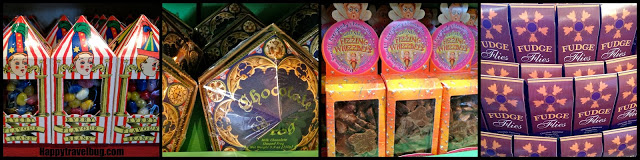 Strange candy from Honeydukes in Harry Potter World