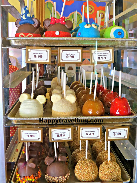 Disney Style caramel apples