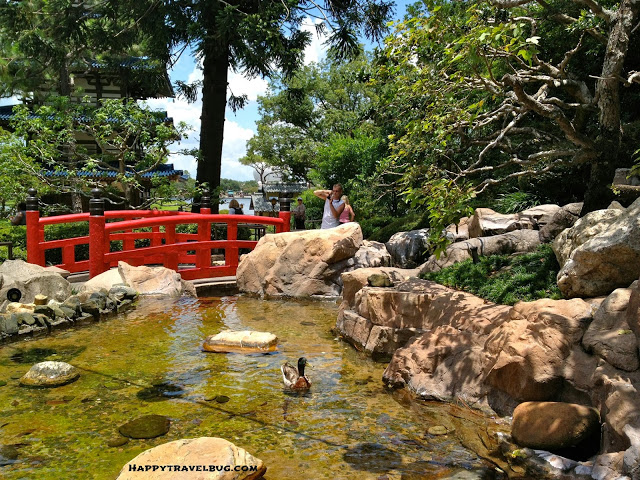 Japan in Epcot had beautiful gardens