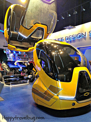 Futuristic car at Test Track in Epcot at Disney World