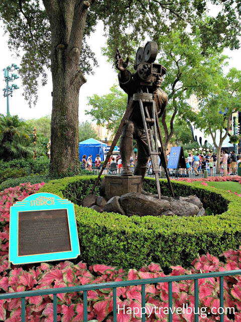 Walt Disney statue at Hollywood Studios