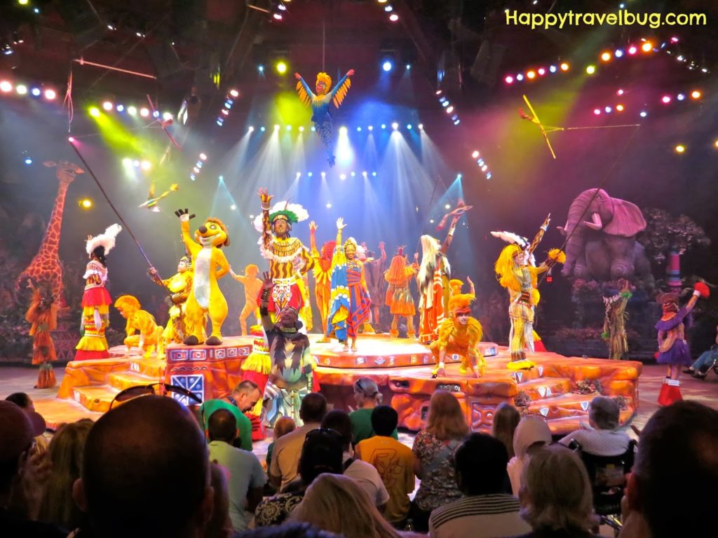 Festival of the Lion King show at Animal Kingdom