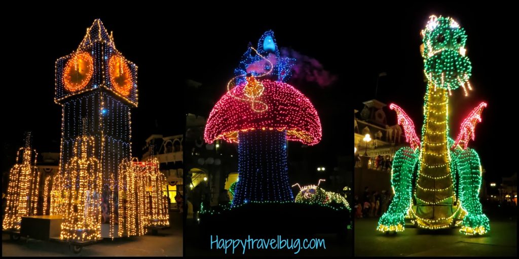 Disney's electrical parade at the Magic Kingdom