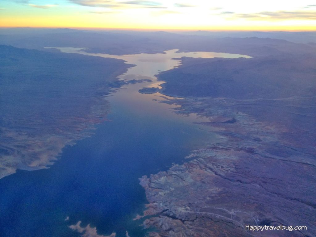 Lake and sunset from my airplane...Happytravelbug.com