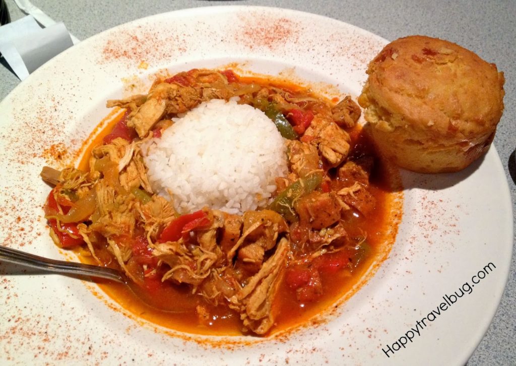 Chicken etouffee from Wishbone in Chicago