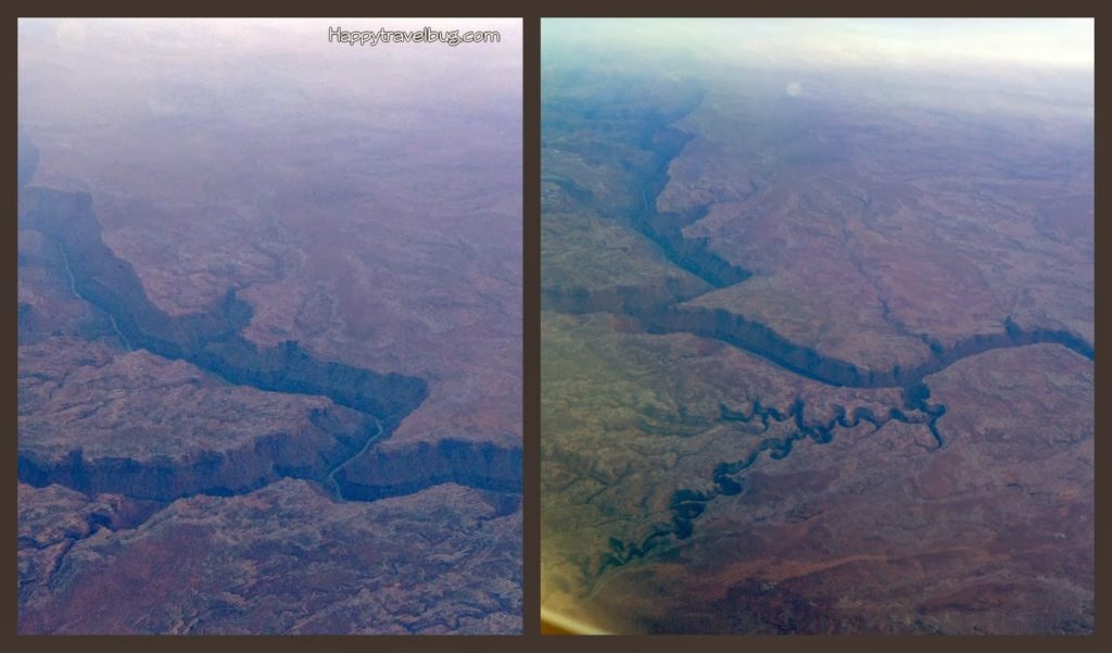 Very north tip of the Grand Canyon as seen from my airplane...Happytravelbug.com