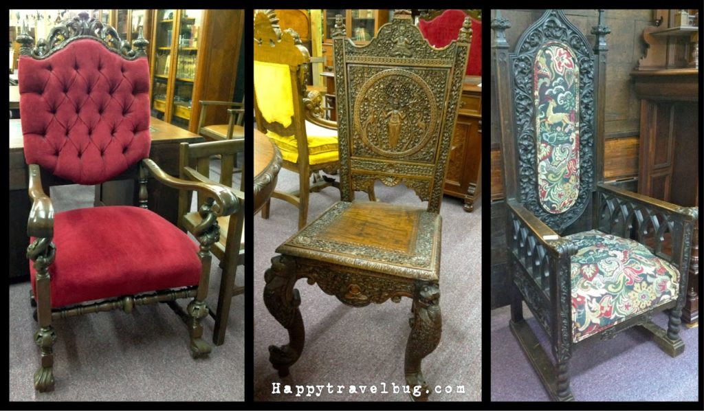 Antique chairs from Morris Antiques in Keo, Arkansas