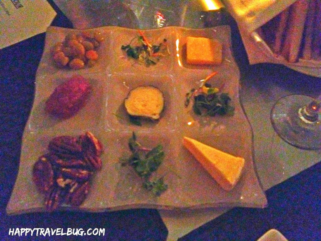 Three Cheese plate from Aureole in Las Vegas