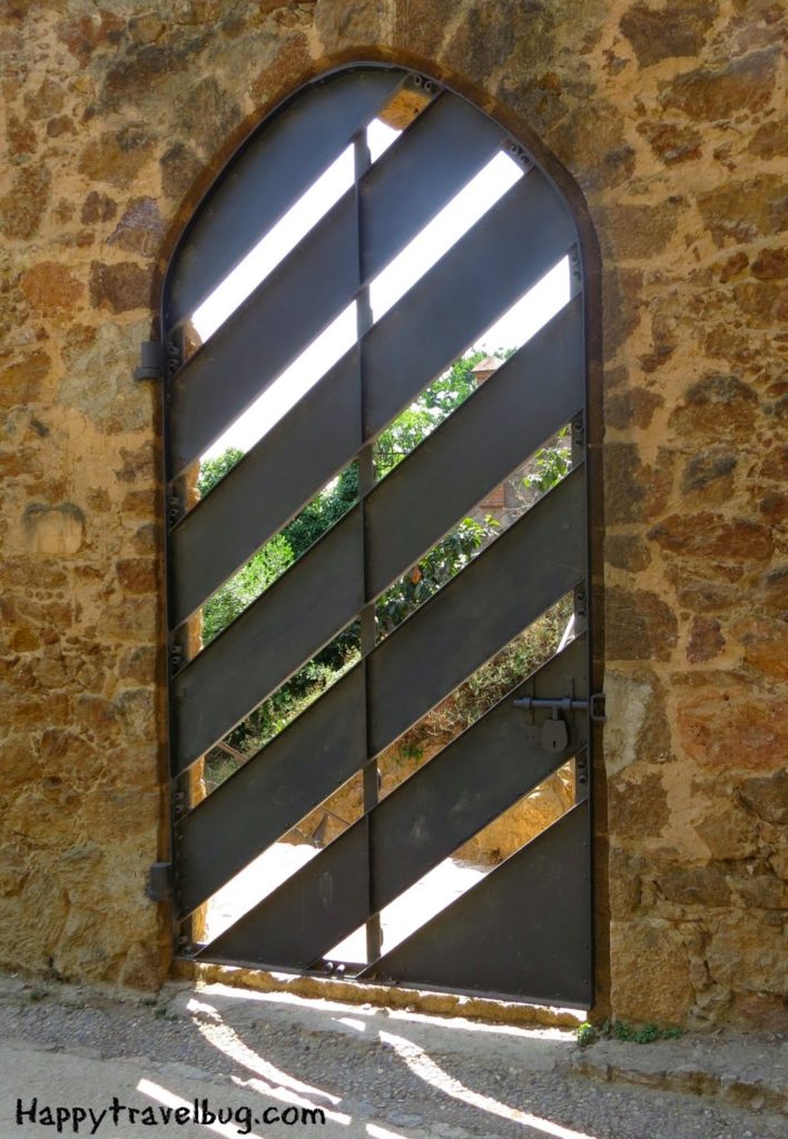Gaudi designed door in Barcelona, Spain