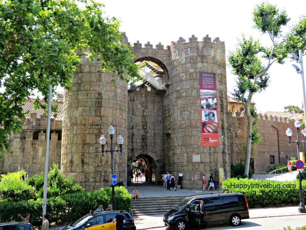 Poble Espanyol in Barcelona, Spain