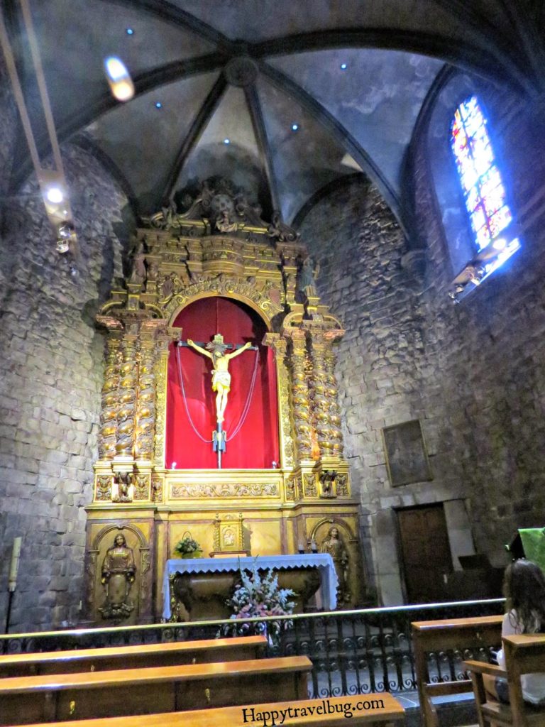 The chapel connected to The Basilica Santa Maria del Pi in Barcelona, Spain