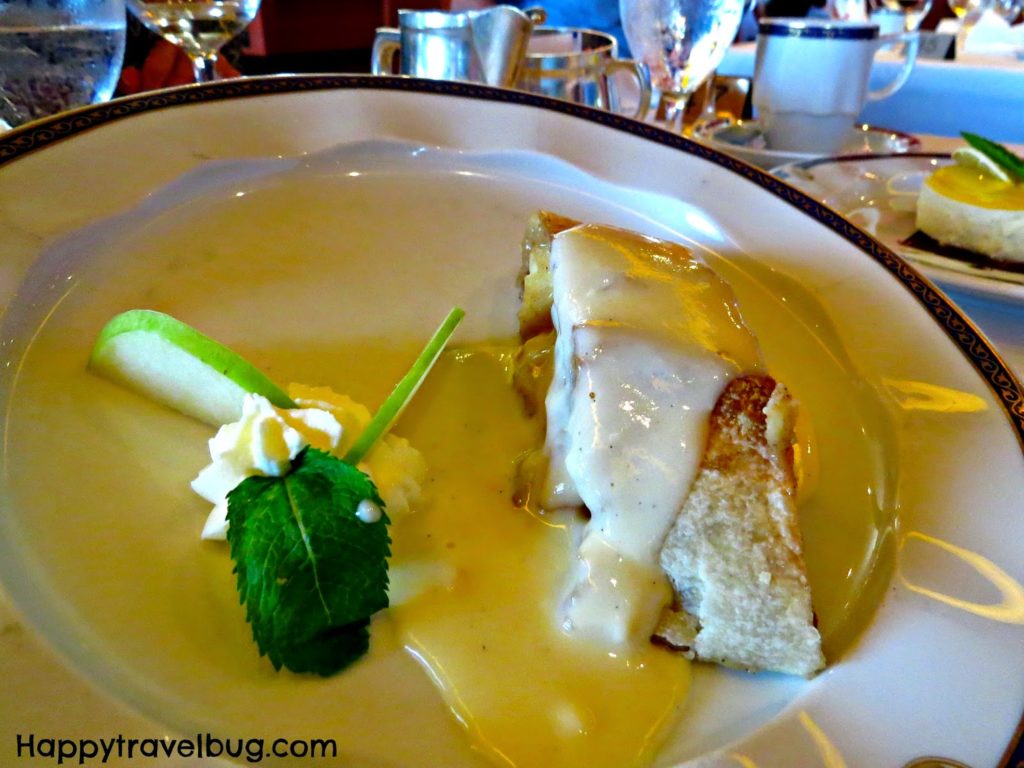 Apple Strudel from dinner on our Holland America Cruise