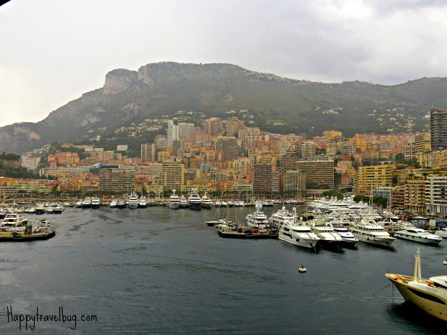 Monaco as seen from our ship's balcony