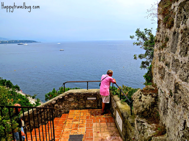 View from Monaco out to sea