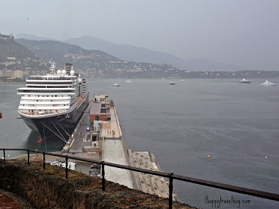 Where our cruise ship docked in Monaco