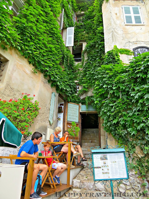 Charming little cafe in Eze, France